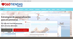Desktop Screenshot of 360tiendasonline.com