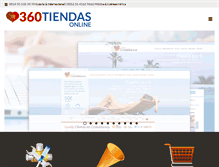 Tablet Screenshot of 360tiendasonline.com